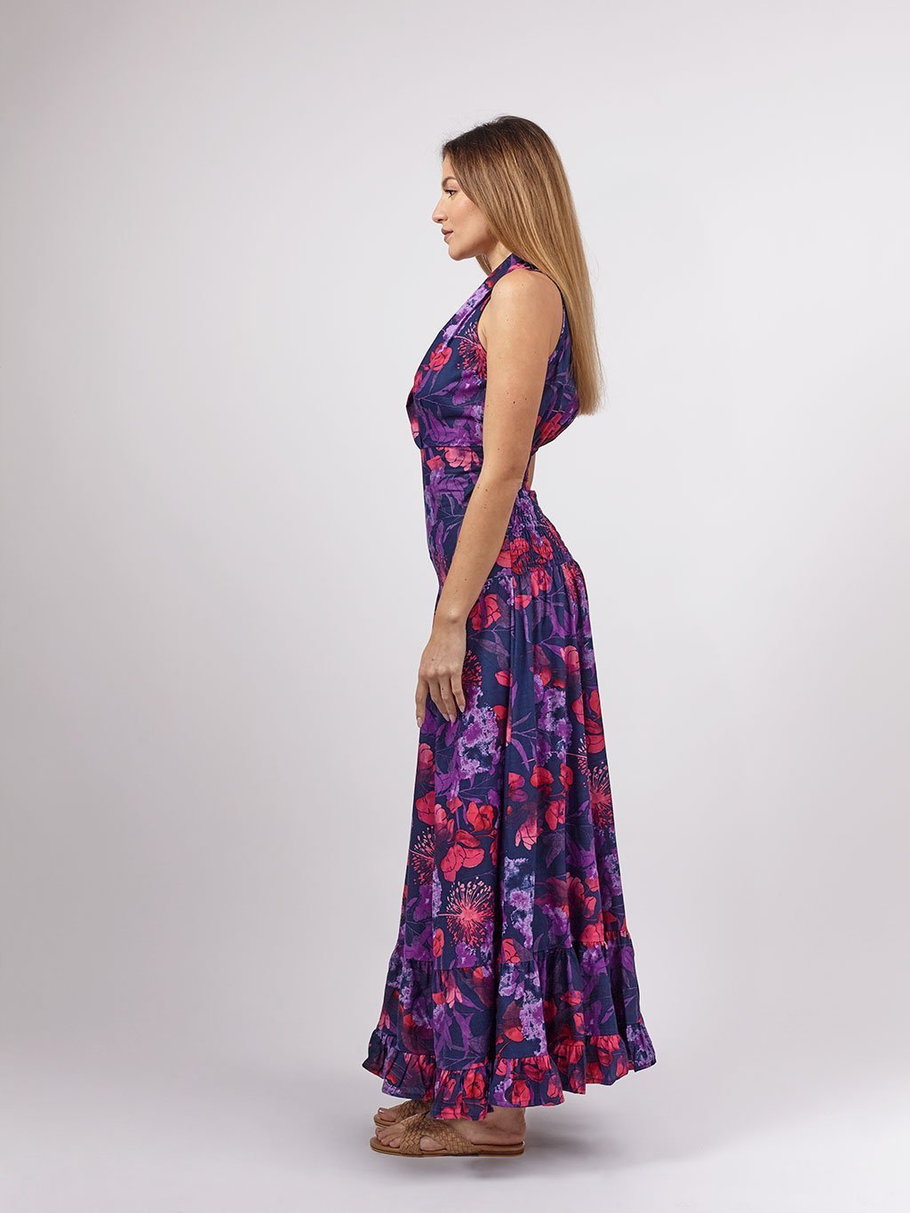 Vestito Hollywood cotone - viola - Bijondo