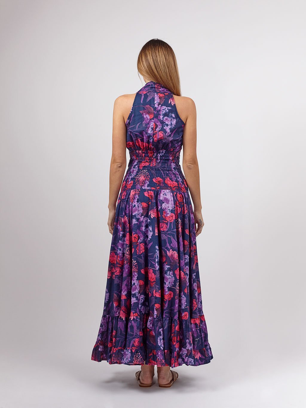 Vestito Hollywood cotone - viola - Bijondo