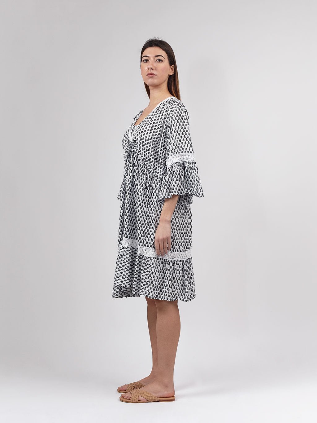 Vestito Indha - bianco - Bijondo