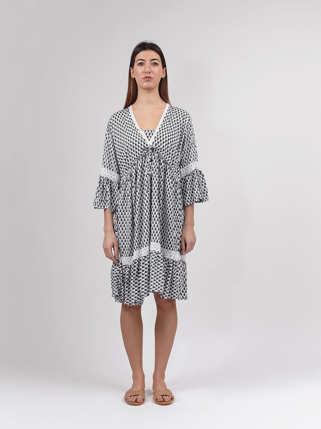 Vestito Indha - bianco - Bijondo