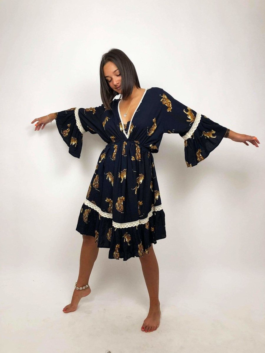 Vestito Indha - blu - Bijondo