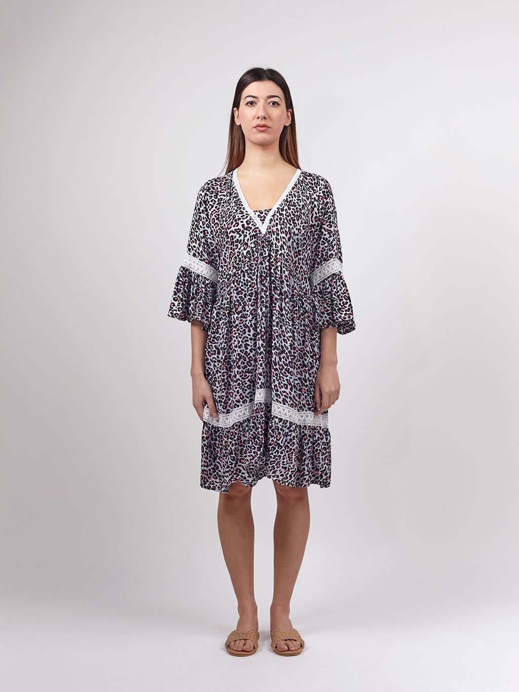 Vestito Indha - fucsia - Bijondo