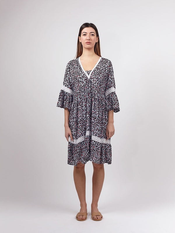 Vestito Indha - fucsia - Bijondo