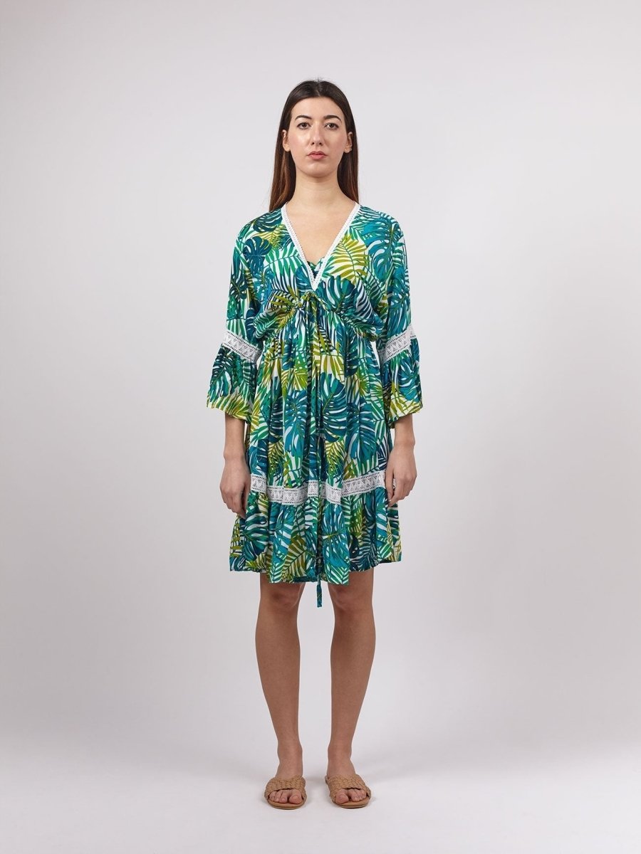 Vestito Indha - verde - Bijondo