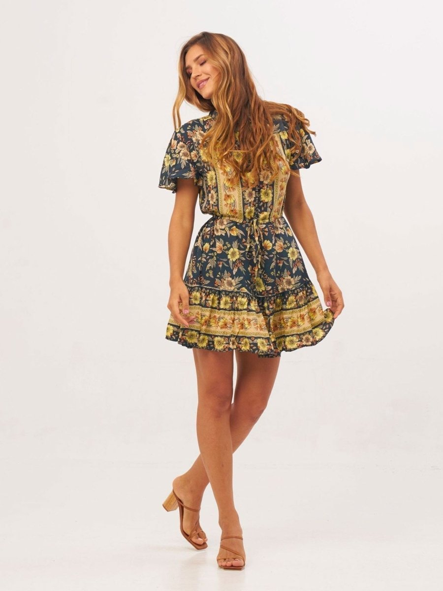 Vestito Jazz corto - giallo - Bijondo