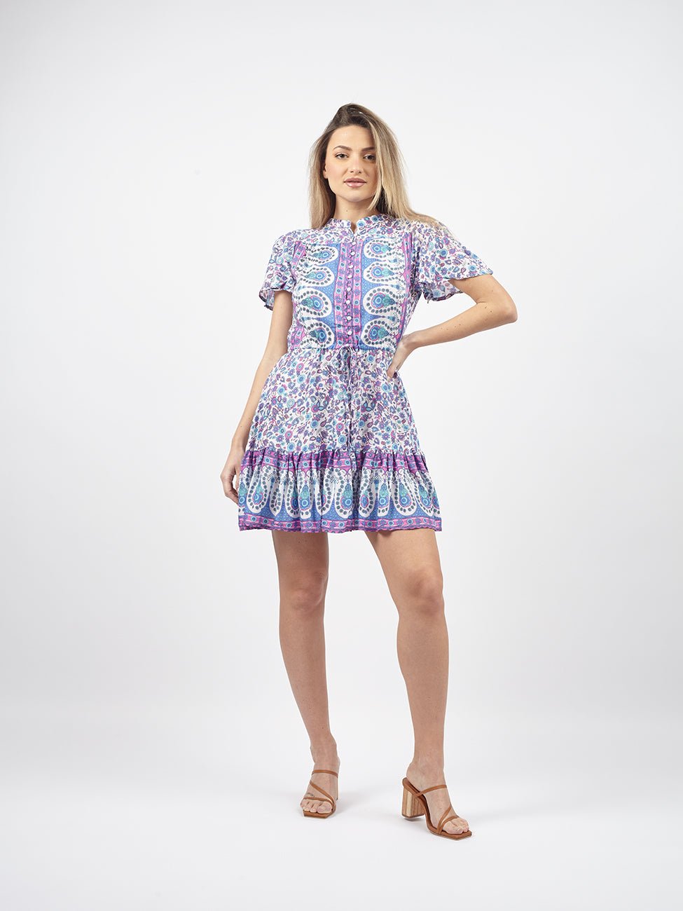 Vestito Jazz corto - giallo - Bijondo