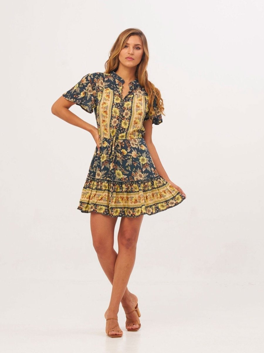 Vestito Jazz corto - giallo - Bijondo