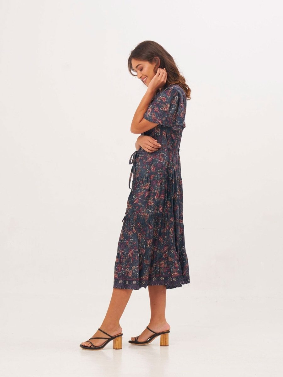 Vestito Jazz lungo - blu - Bijondo