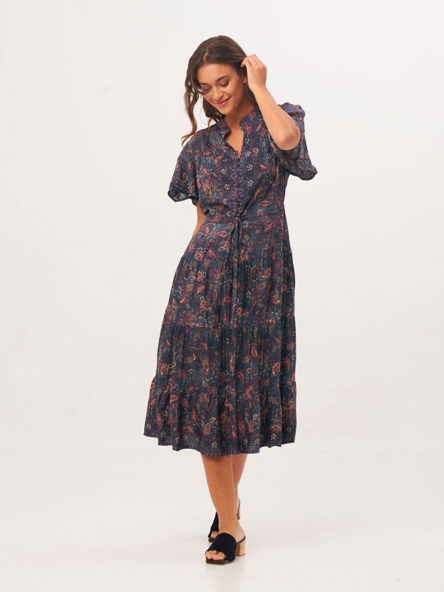 Vestito Jazz lungo - blu - Bijondo