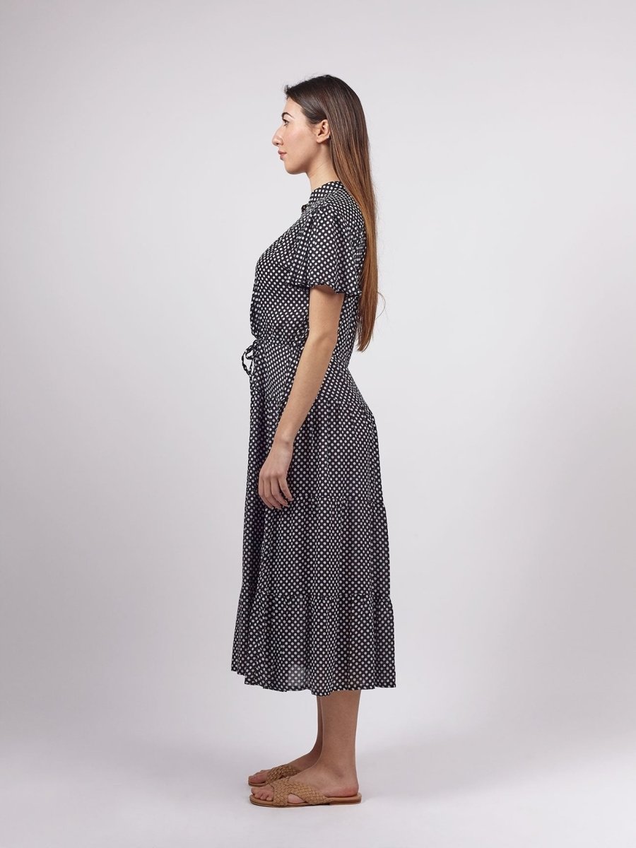 Vestito Jazz midi - verde - Bijondo