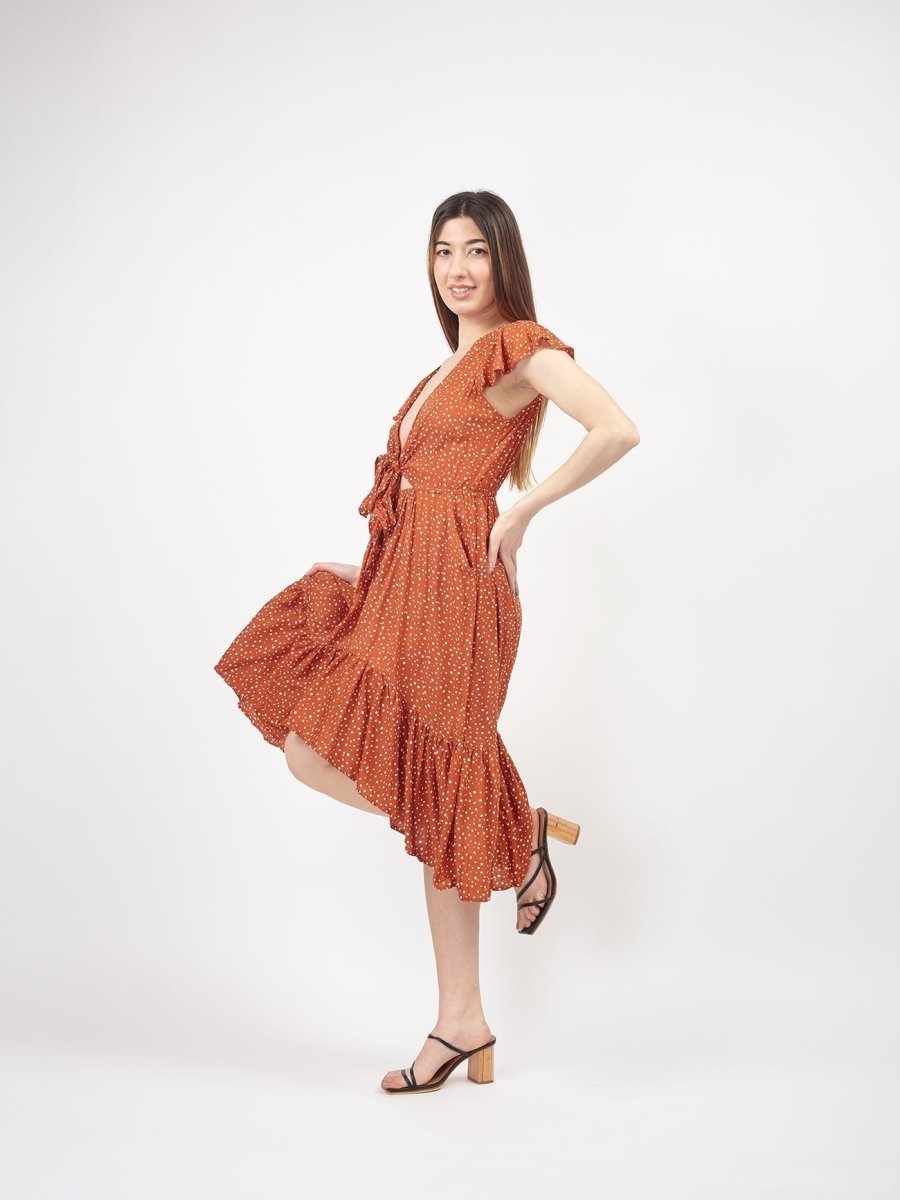 Vestito Jessica - ruggine - Bijondo