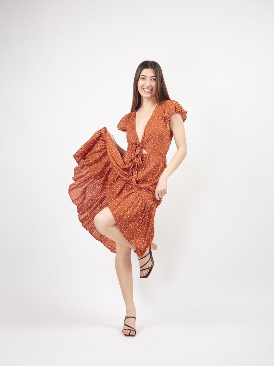 Vestito Jessica - ruggine - Bijondo