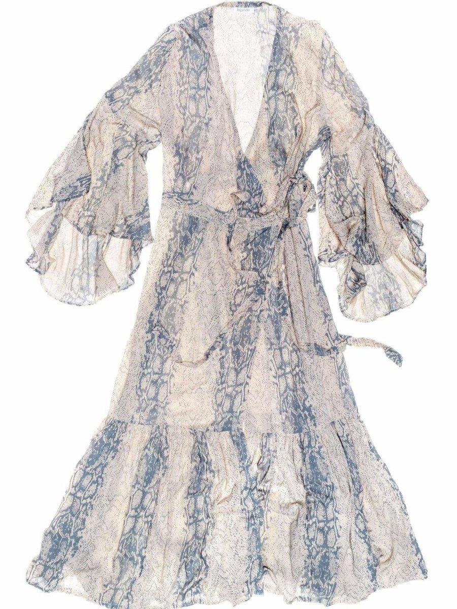 Vestito Kimono Megan Wrap - rosa - Bijondo