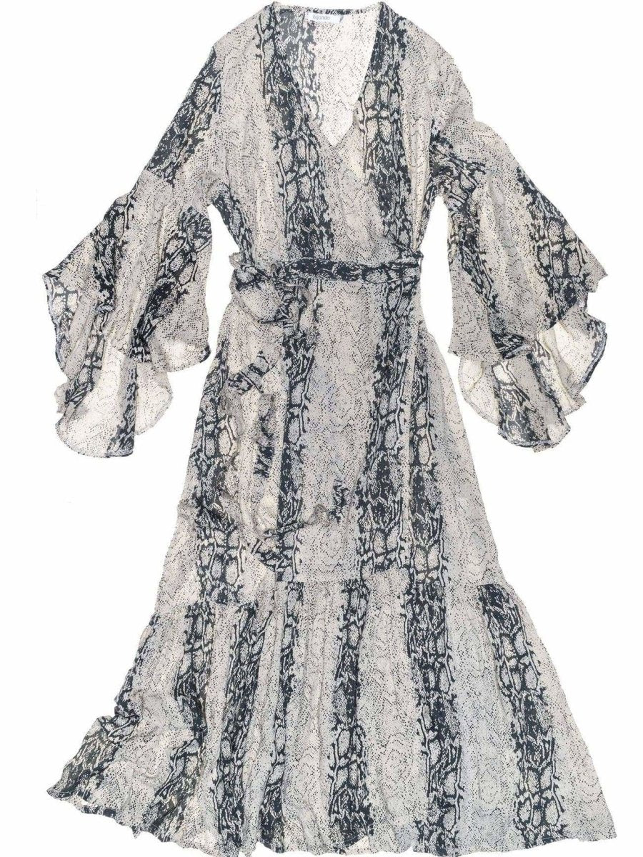 Vestito Kimono Megan Wrap - pitonato - Bijondo