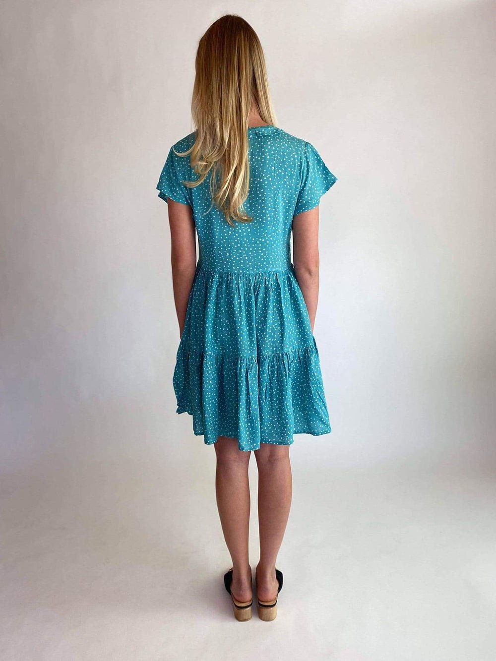 Vestito Laura - turchese - Bijondo