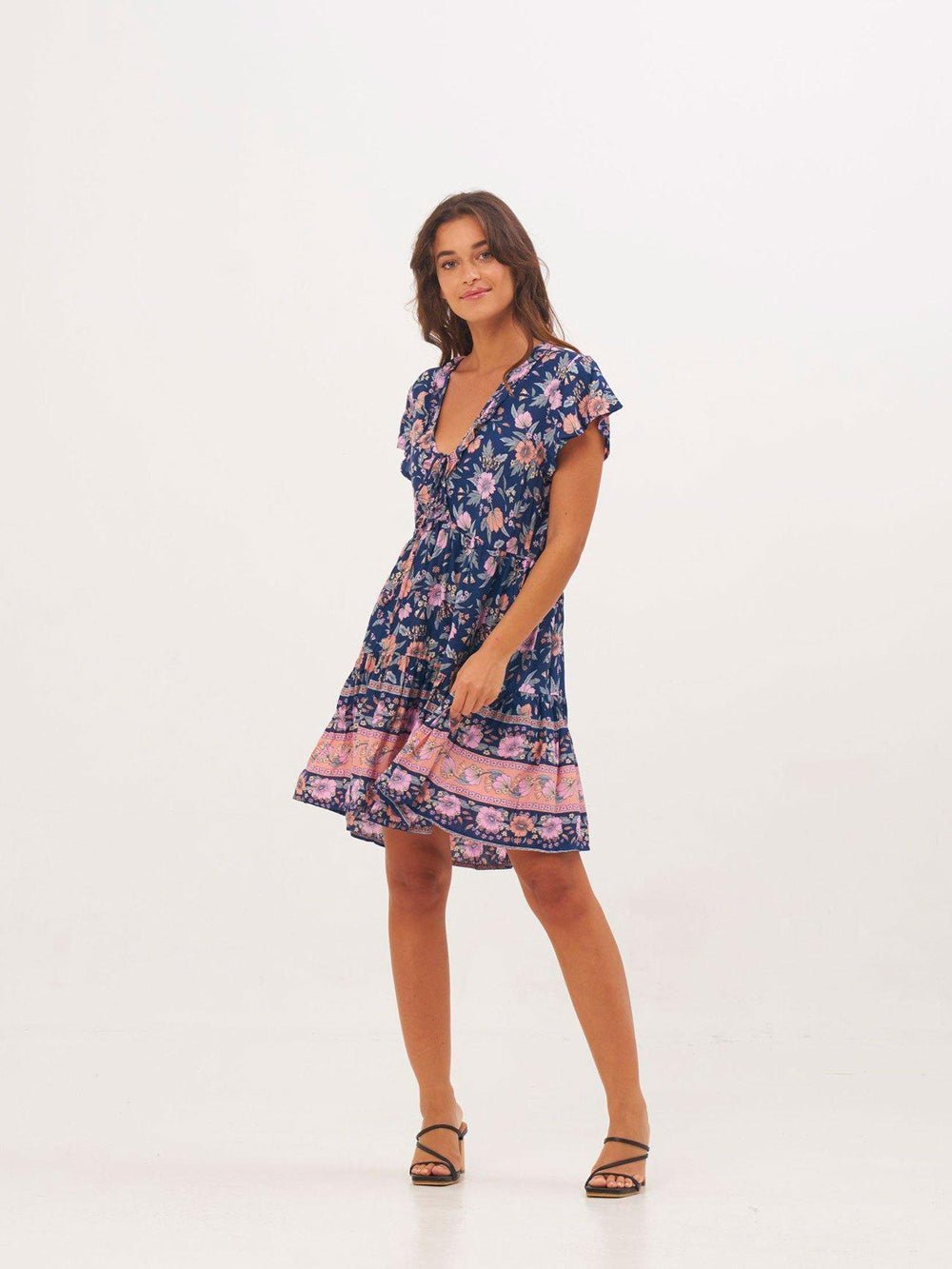 Vestito Laura - blu scuro - Bijondo