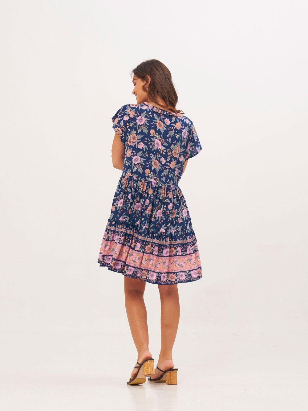 Vestito Laura - blu scuro - Bijondo