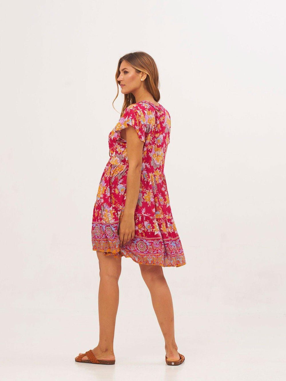 Vestito Laura - fucsia - Bijondo