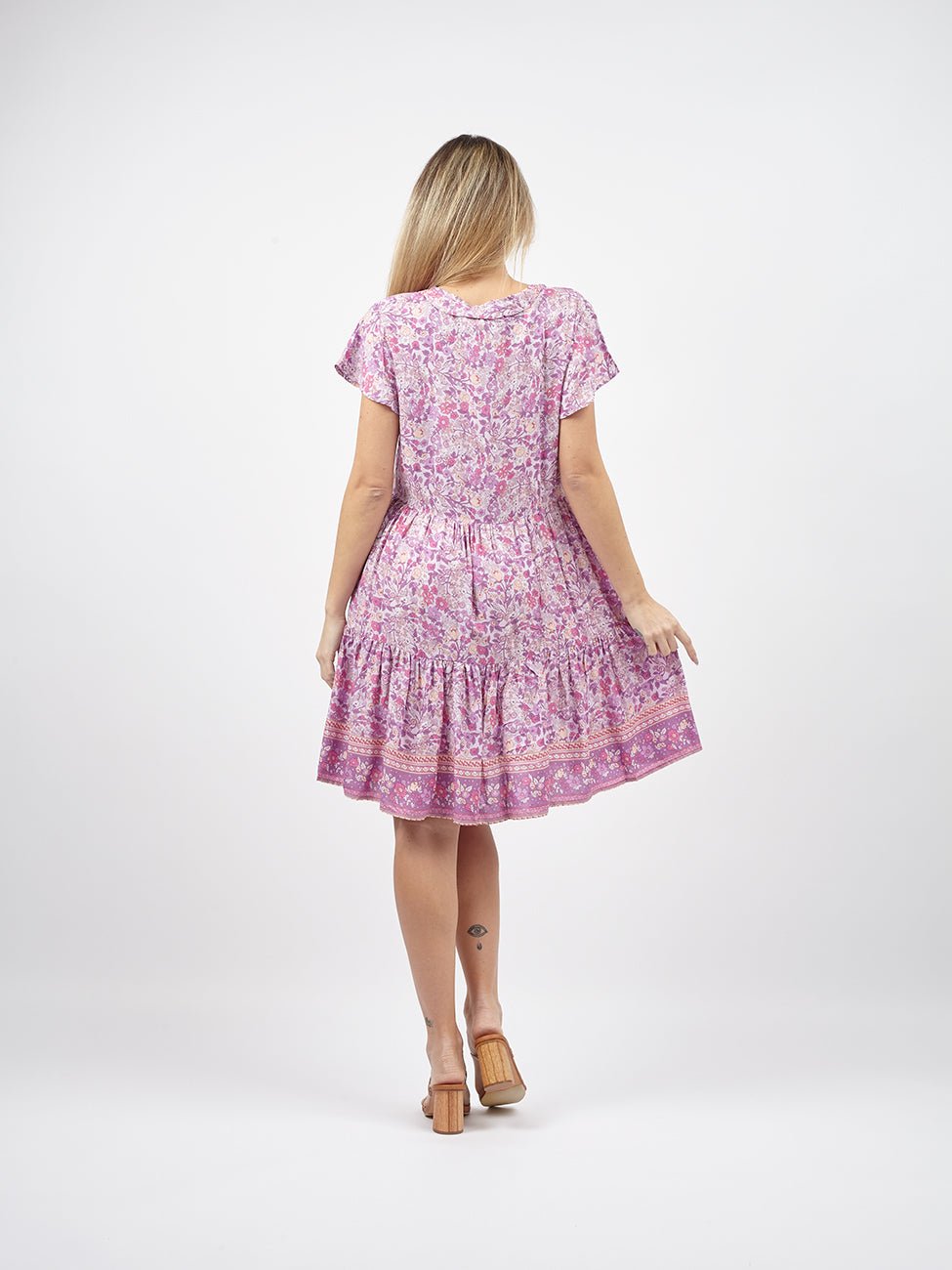 Vestito Laura - lilla - Bijondo