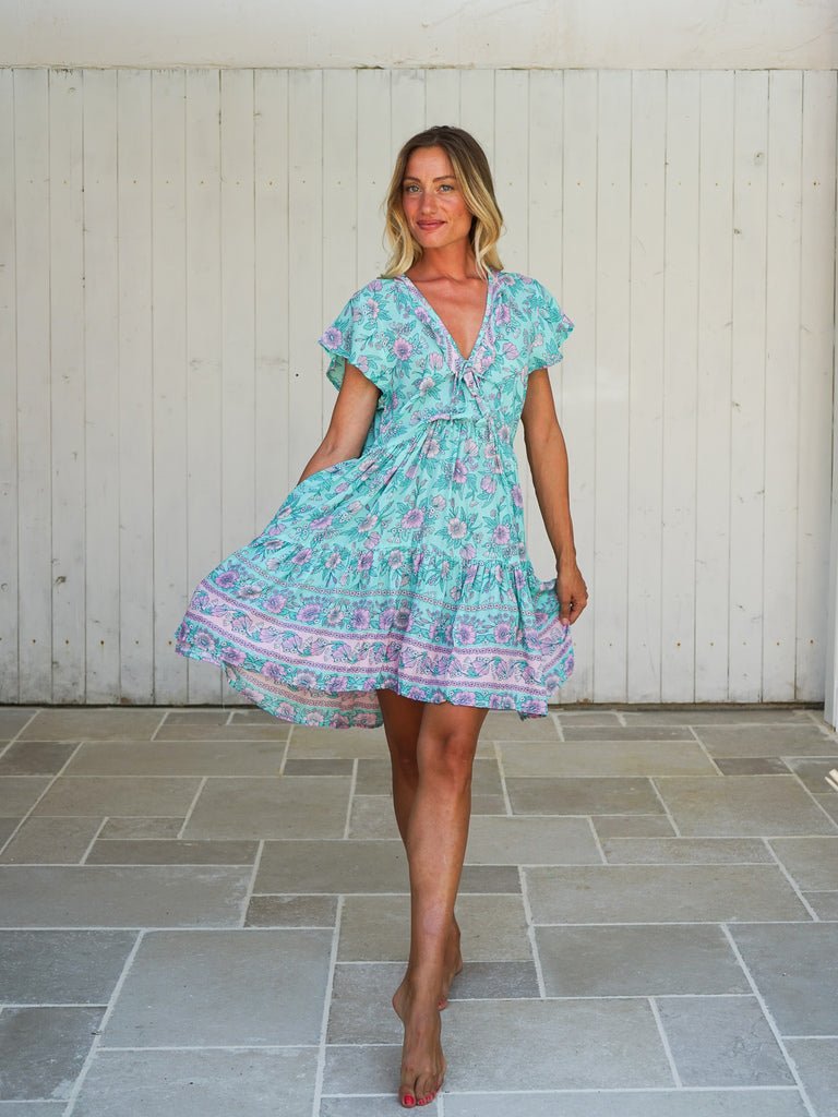 Vestito Laura - acquamarina - Bijondo