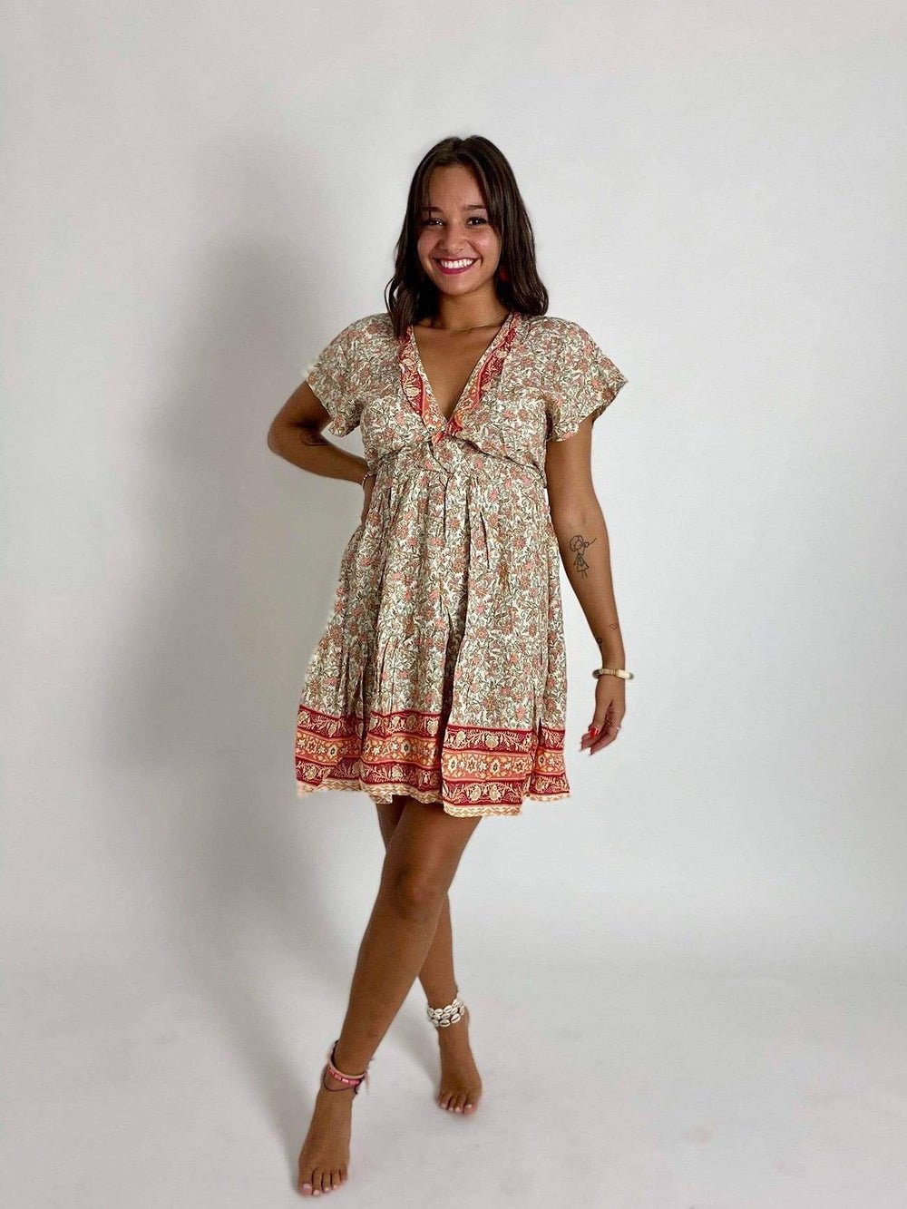 Vestito Laura - arancione - Bijondo