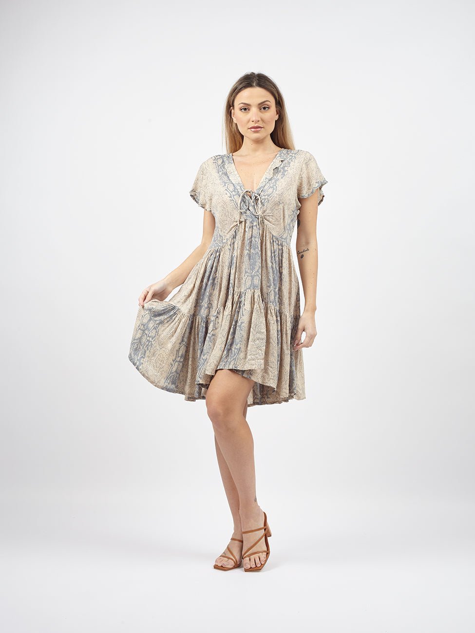 Vestito Laura - pitonato - Bijondo