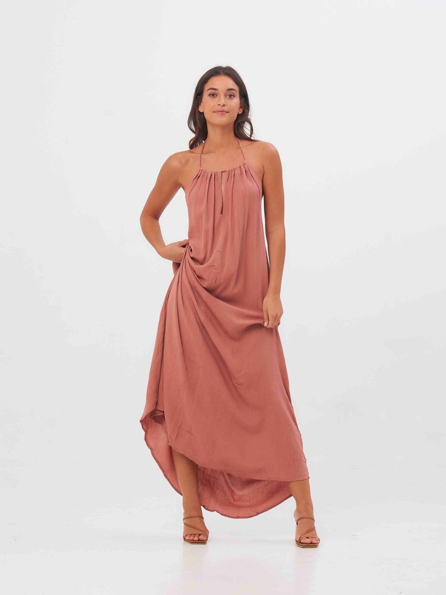 Vestito Lilith Open Back - blu - Bijondo