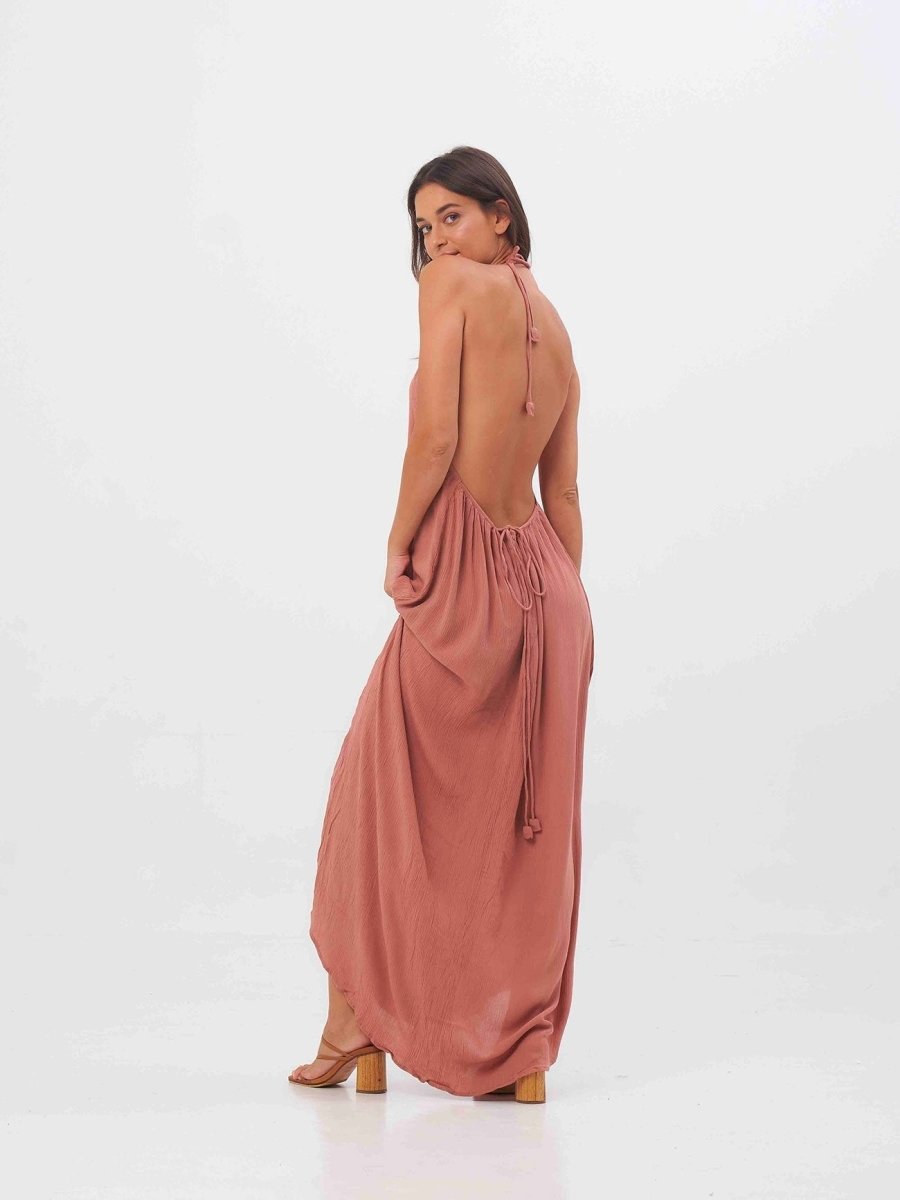 Vestito Lilith Open Back - blu - Bijondo