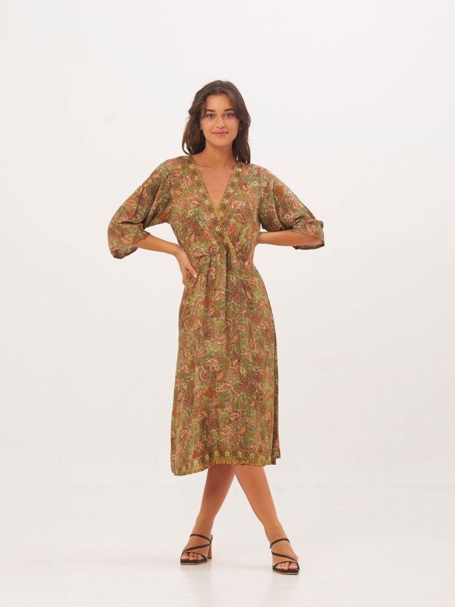 Vestito Linda - verde - Bijondo