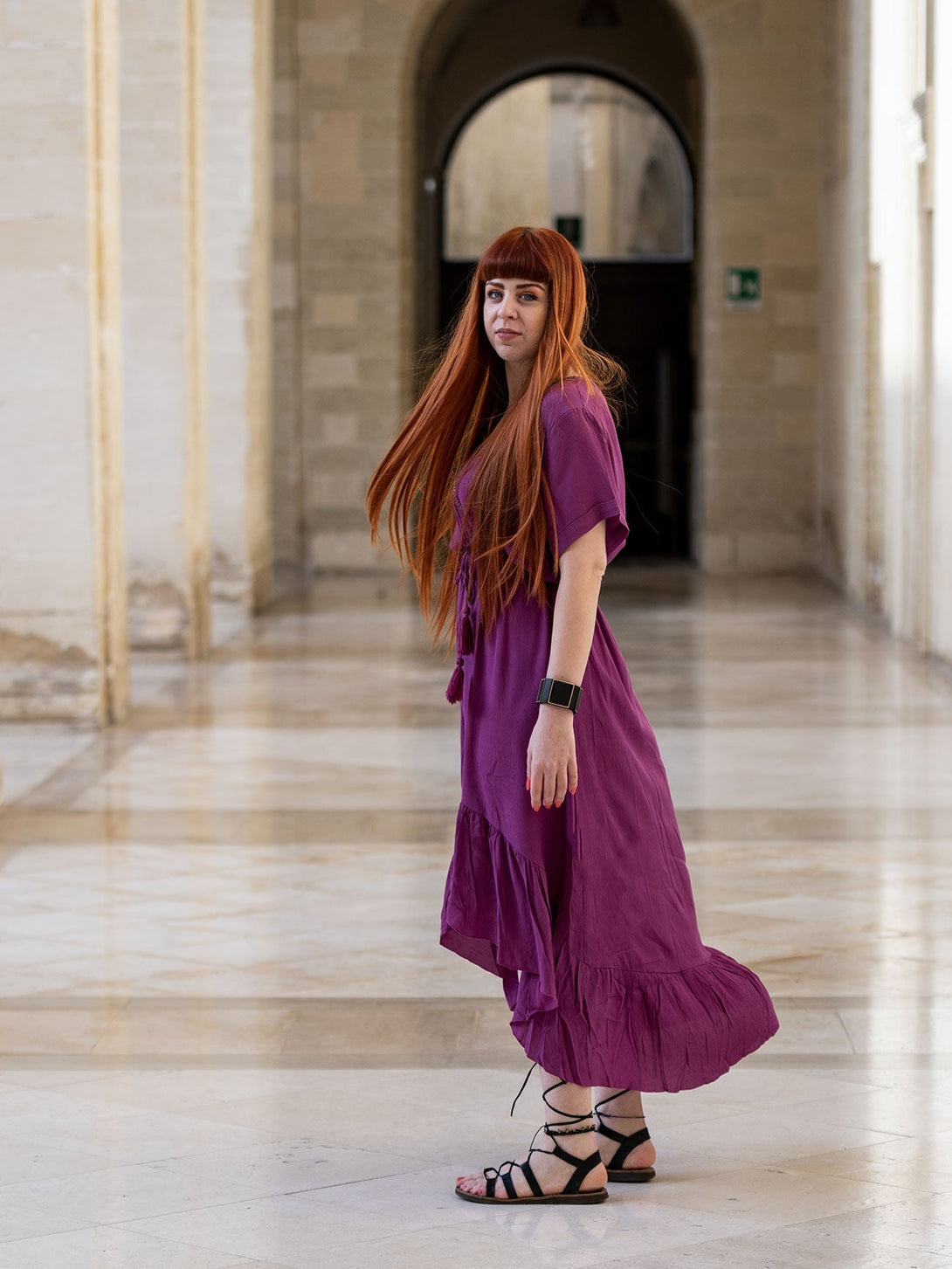 Vestito Luna - lilla - Bijondo