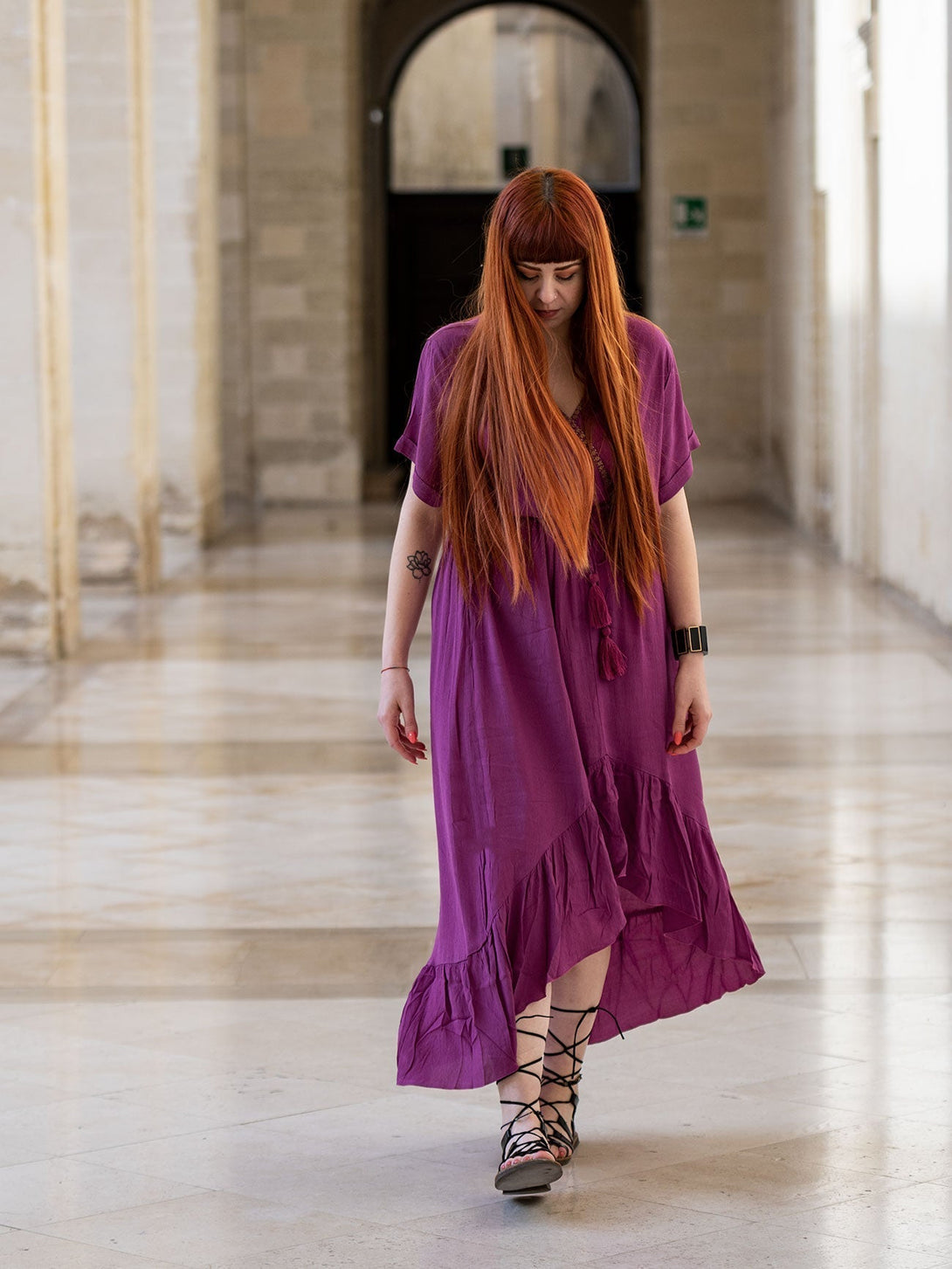 Vestito Luna - lilla - Bijondo