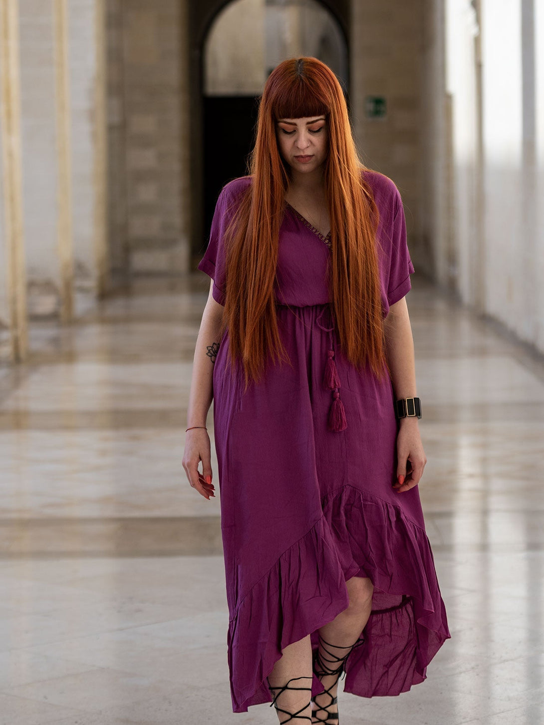 Vestito Luna - lilla - Bijondo