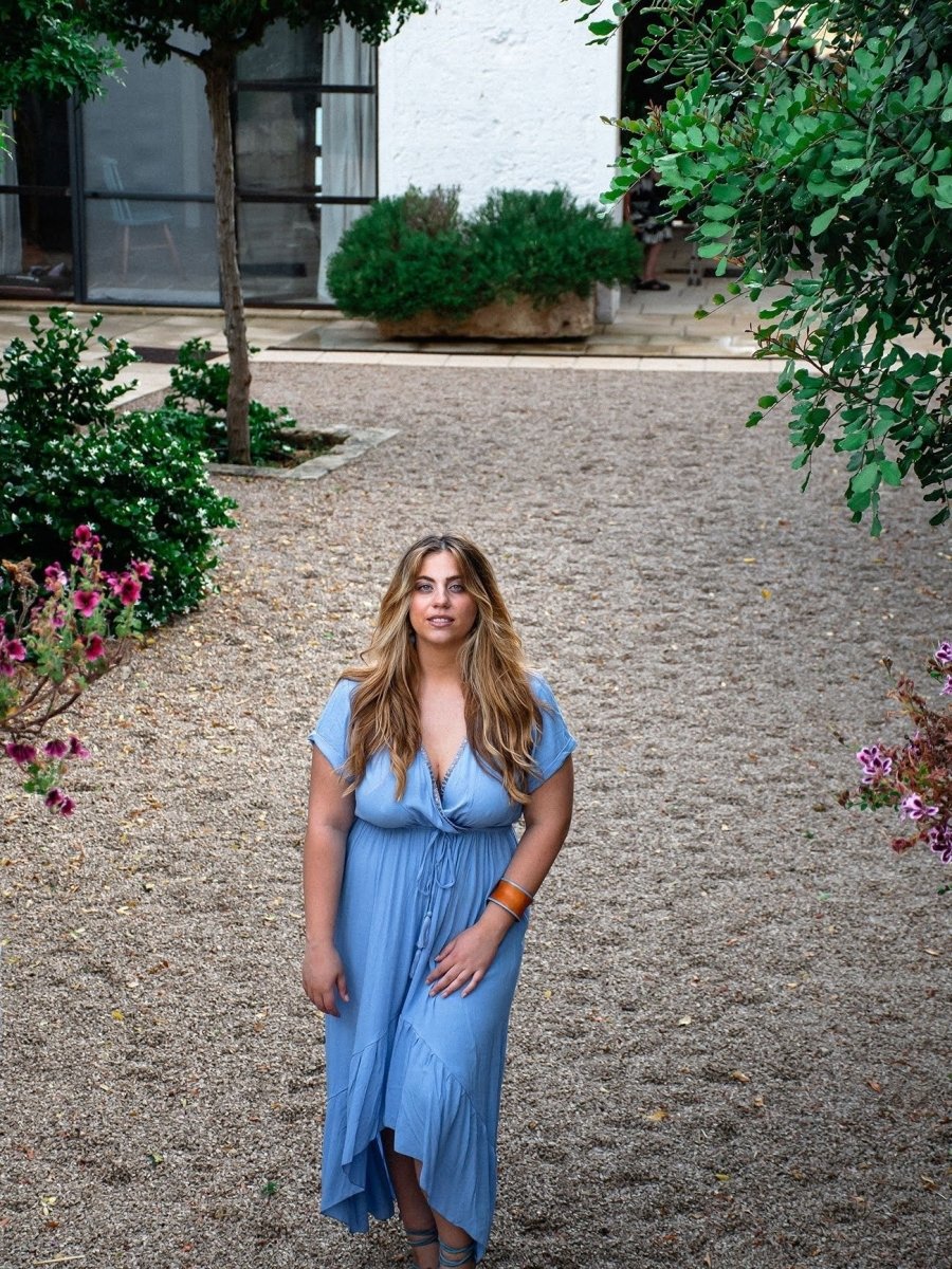 Vestito Luna - petrolio - Bijondo