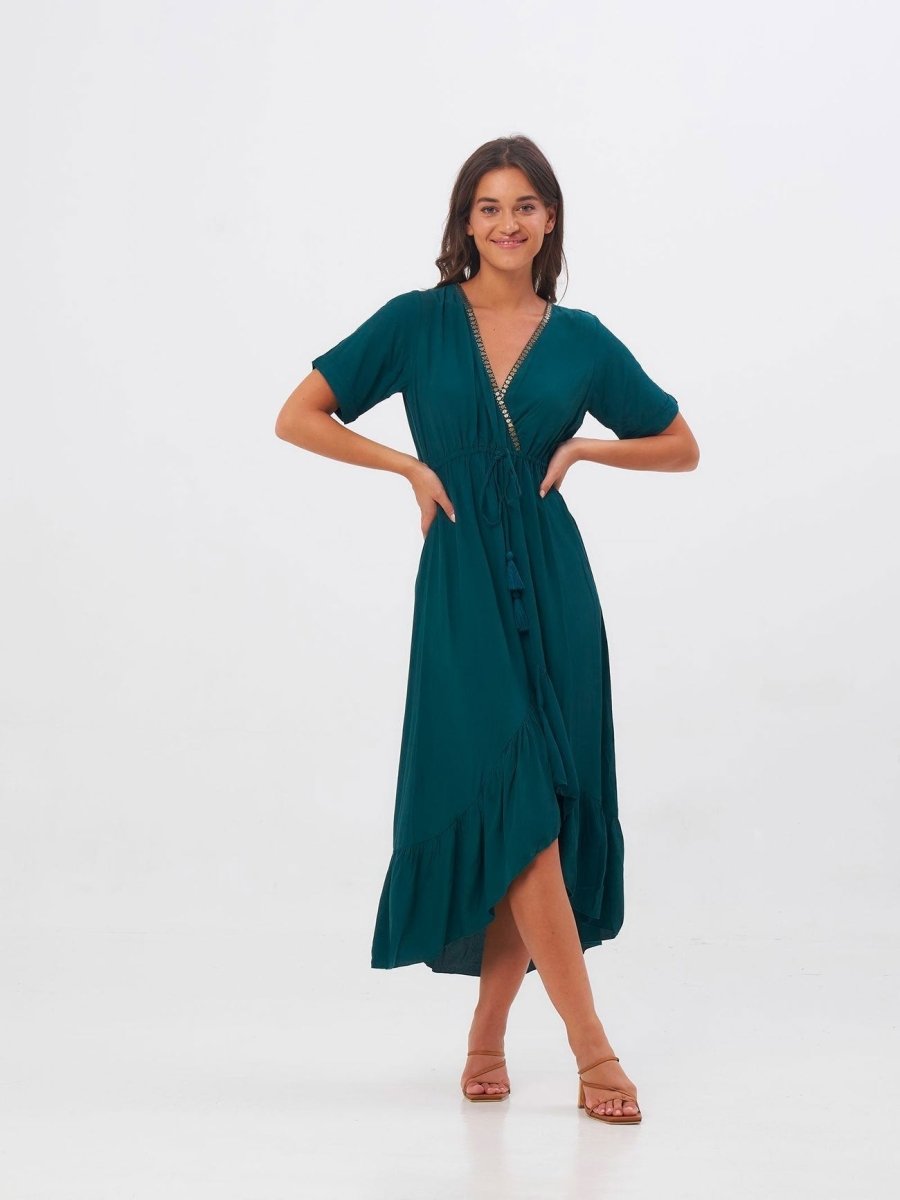 Vestito Luna - petrolio - Bijondo