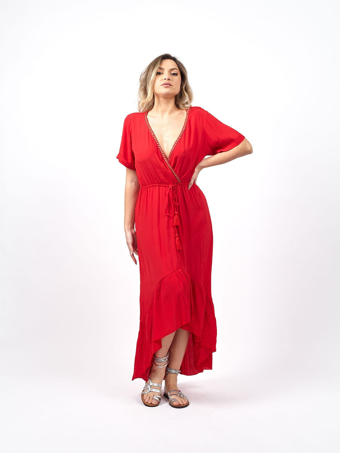 Vestito Luna-rosso-Bijondo