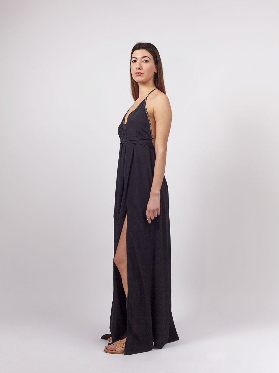 Vestito Lungo Angelica - nero - Bijondo