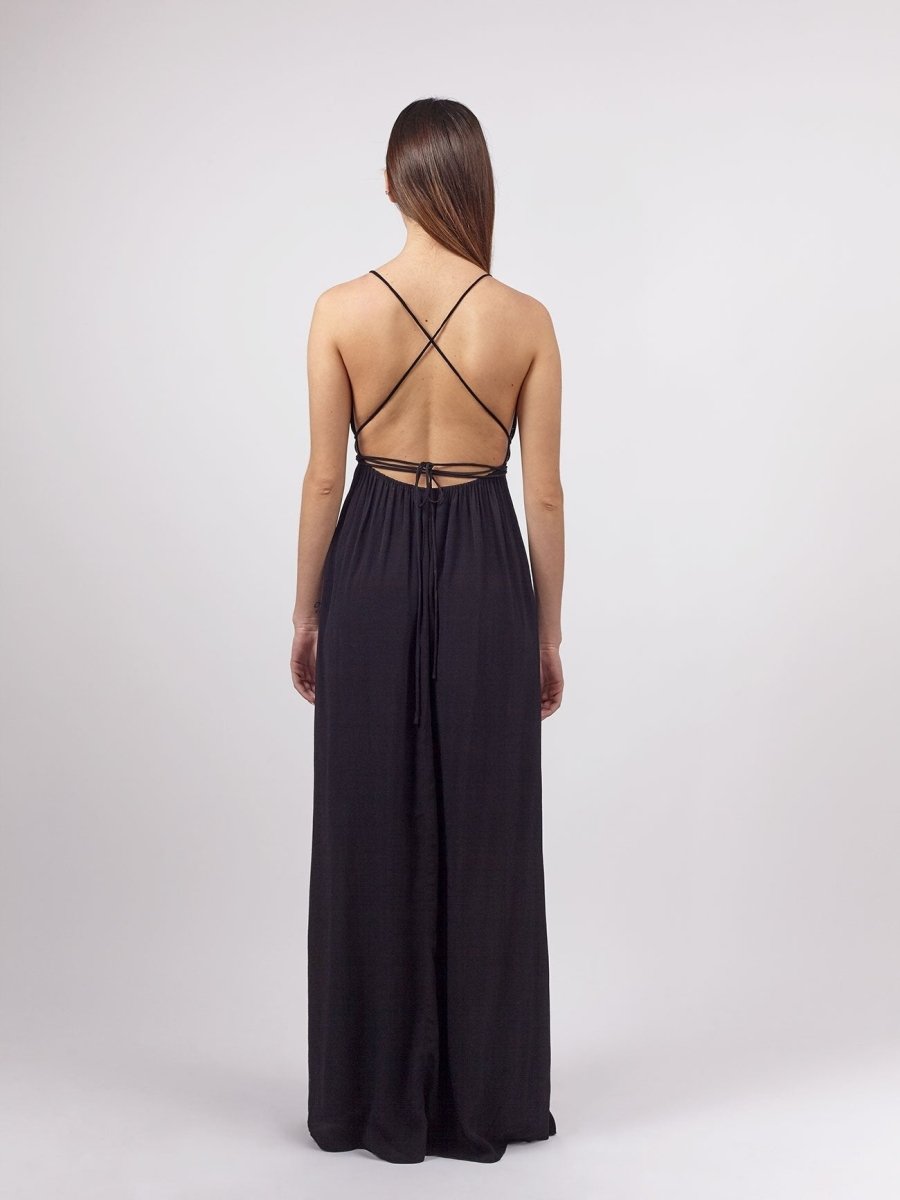 Vestito Lungo Angelica - nero - Bijondo