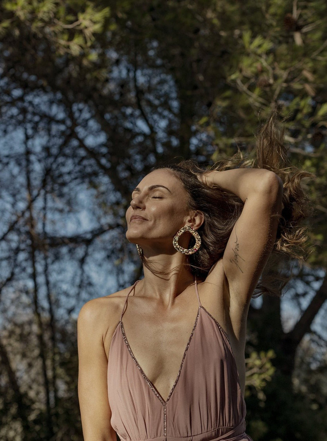 Vestito Lungo Angelica - sabbia - Bijondo