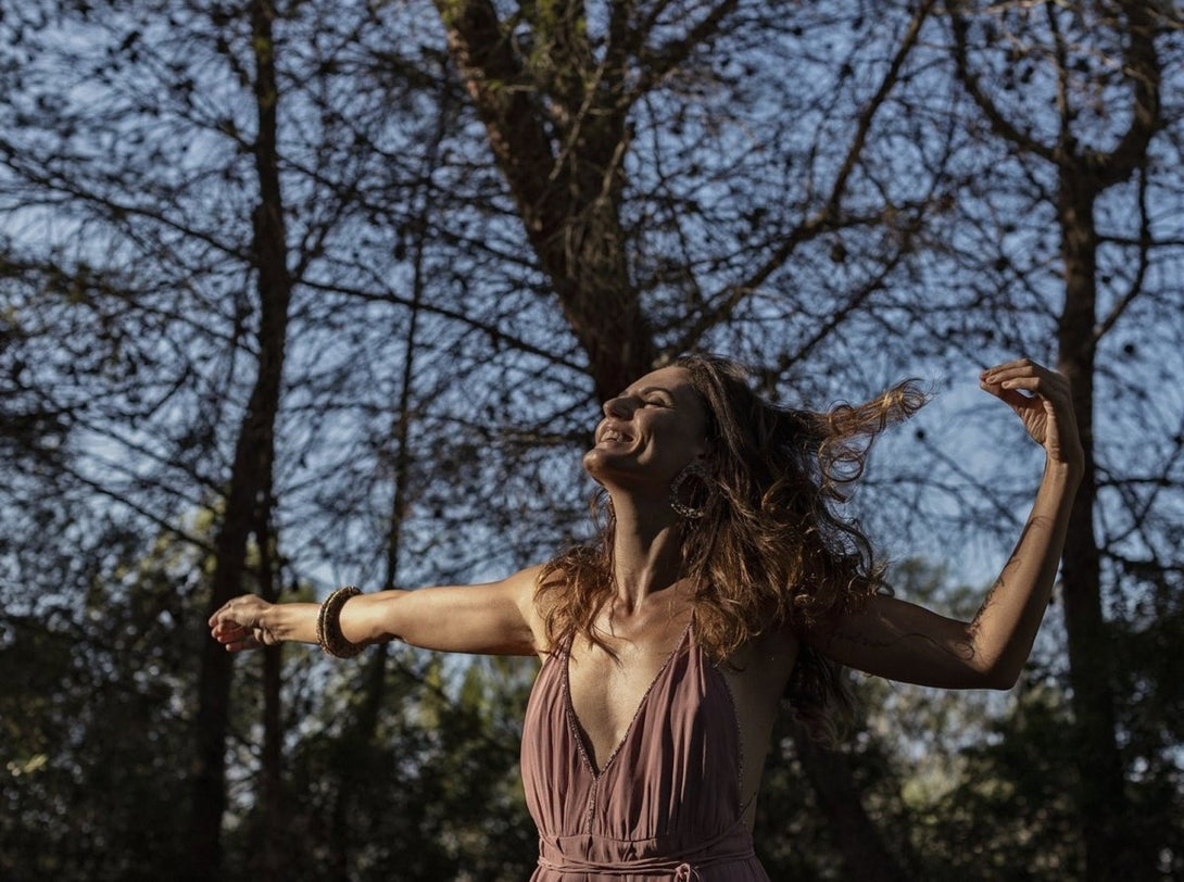 Vestito Lungo Angelica - sabbia - Bijondo