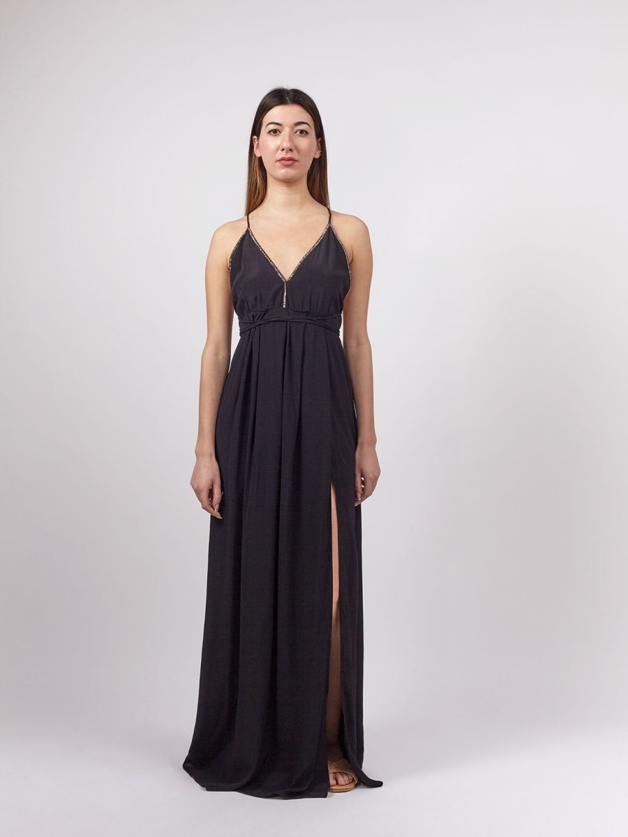 Vestito Lungo Angelica - nero - Bijondo