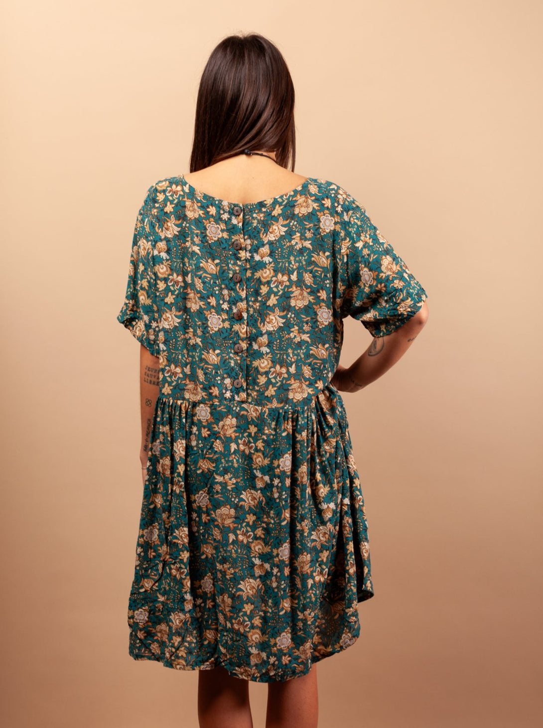 Vestito Mahoti corto rayon-Vestito-Bijondo-Bijondo