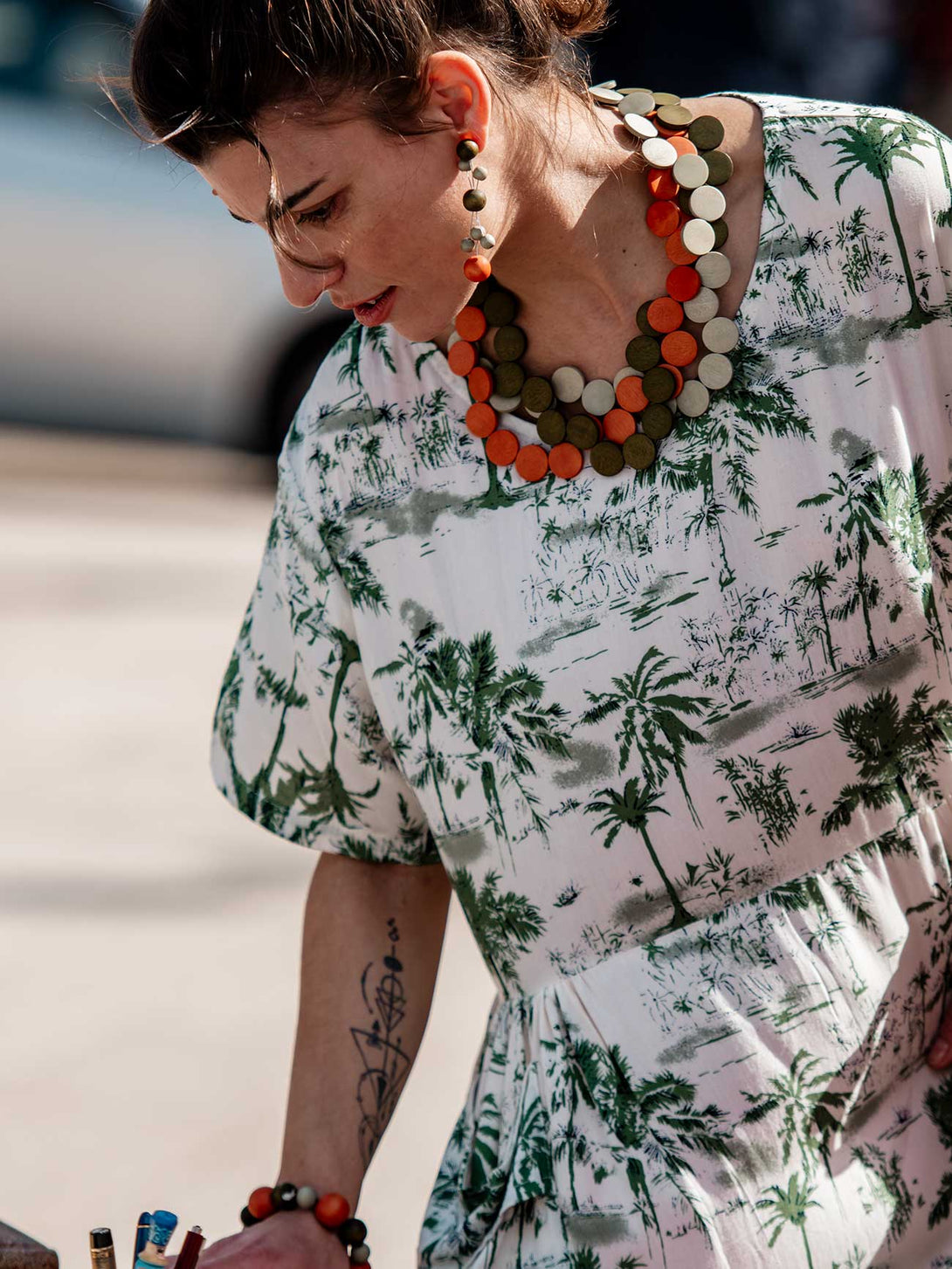 Vestito Mahoti corto rayon-Vestito-Bijondo-Bijondo