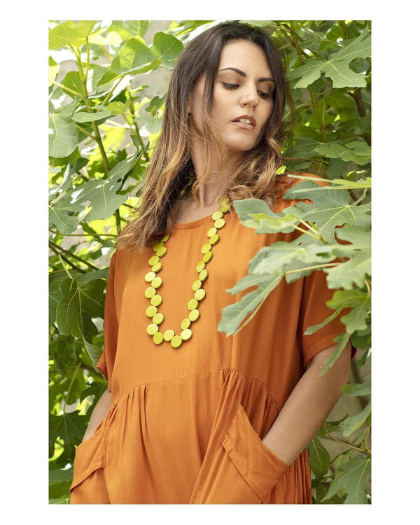 Vestito Mahoti - arancione - Bijondo