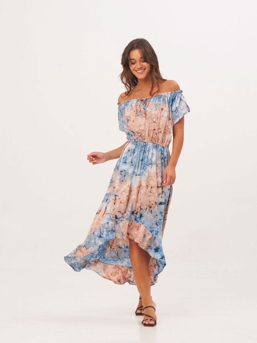 Vestito Mila Tie Dye - rosa - Bijondo