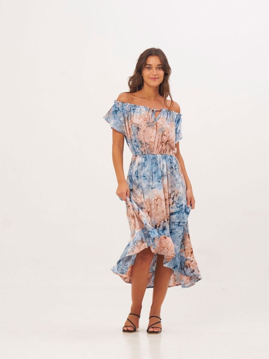 Vestito Mila Tie Dye - rosa - Bijondo