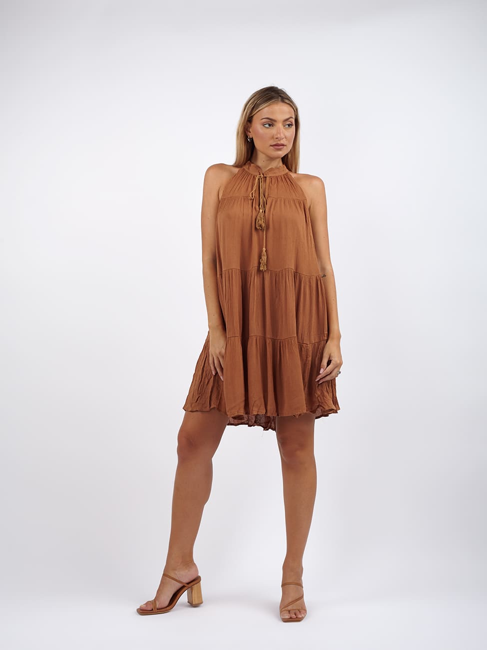 Vestito Mini Lola - marrone - Bijondo