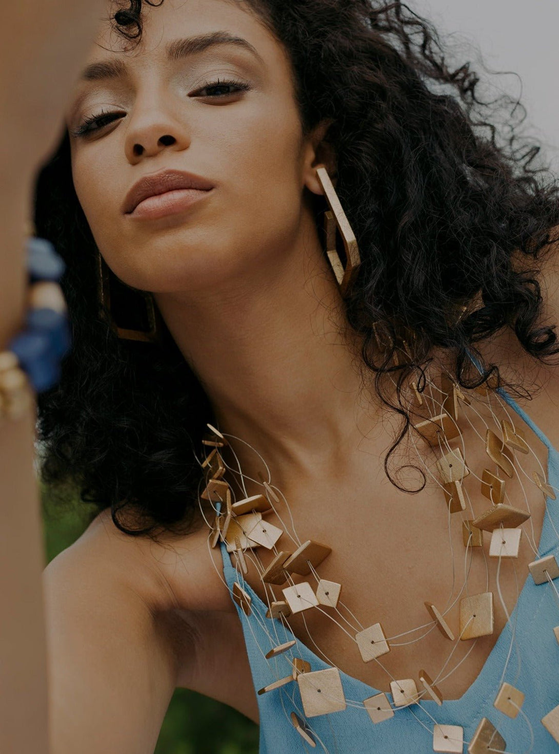 Vestito Mogil lungo rayon - giallo - Bijondo