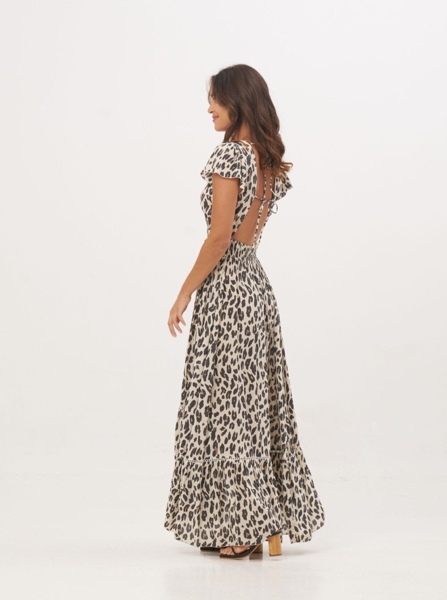 Vestito Nafisa Open Back - bianco - Bijondo