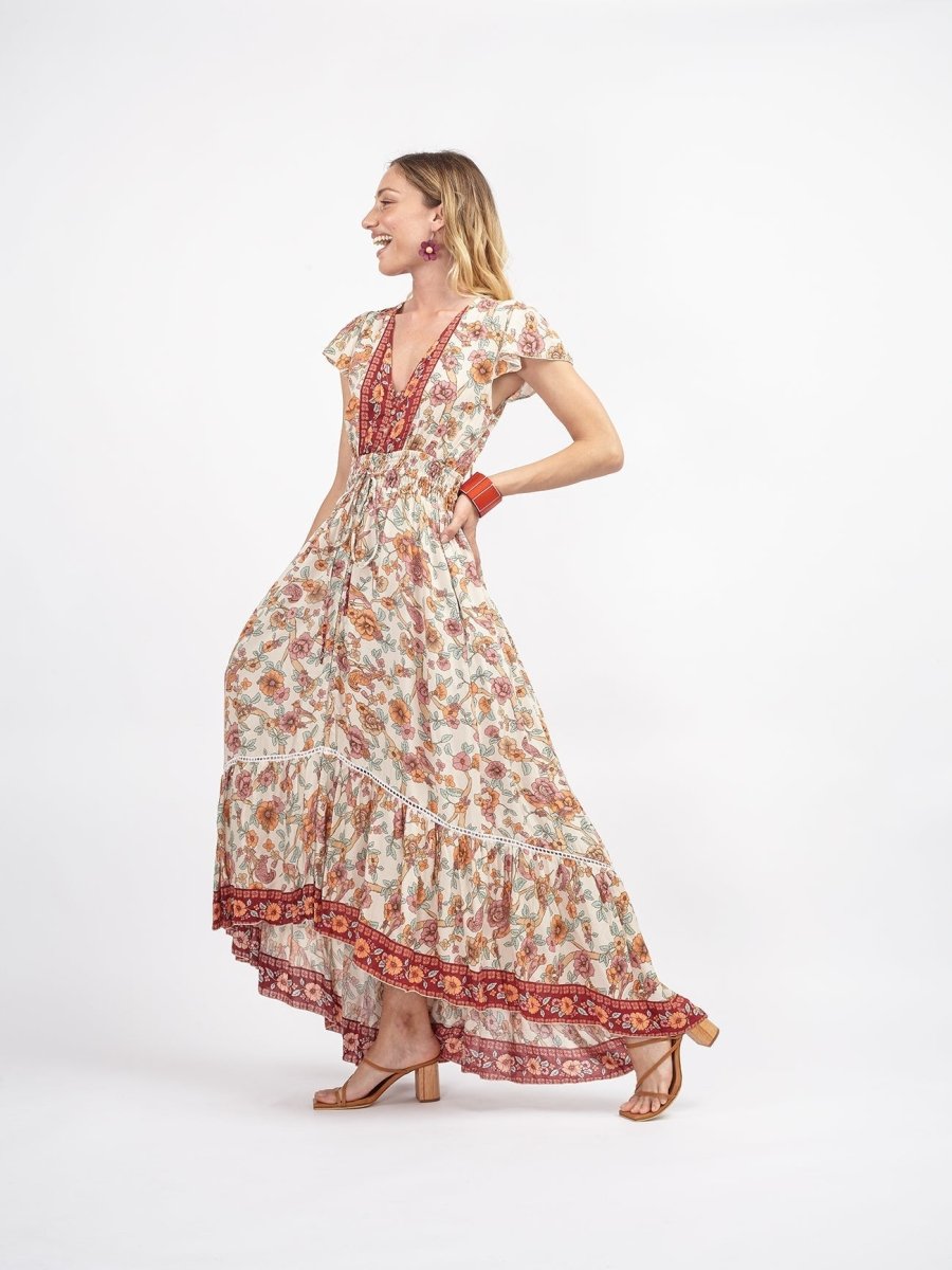 Vestito Nafisa Open Back - bianco - Bijondo