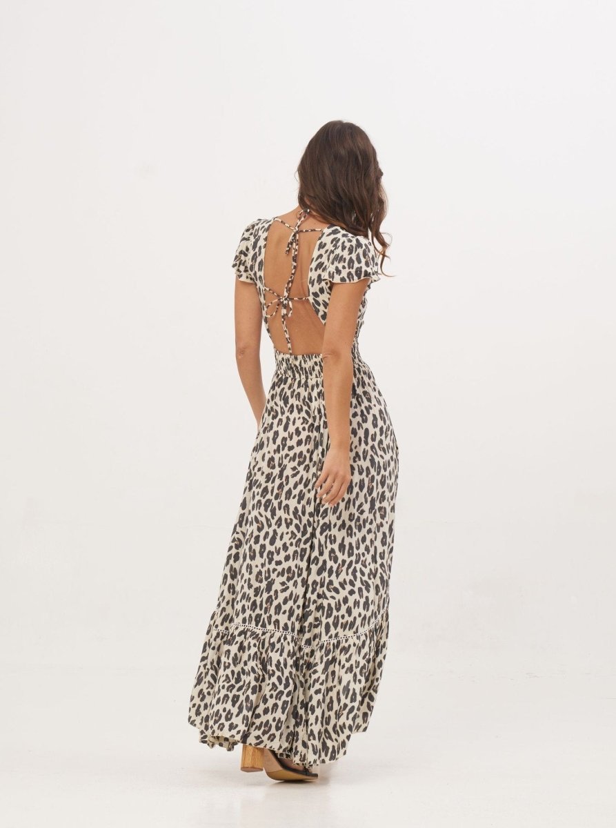 Vestito Nafisa Open Back - bianco - Bijondo